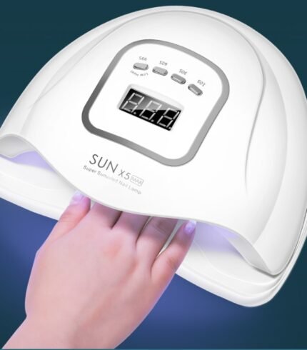This 120W UV LED Nail Lamp quickly cures gel polish with 18 LED beads, smart sensor, and adjustable timers. Portable, durable, and perfect for home or salon use.