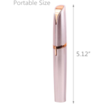 USB rechargeable electric eyebrow trimmer for women — painless, precise hair remover with built-in LED light. Perfect for shaping eyebrows, removing facial hair, and quick touch-ups. Safe for all skin types.