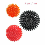 Colorful spiky massage balls set for muscle relaxation, trigger point therapy, and stress relief – ideal for improving blood circulation and deep tissue massage